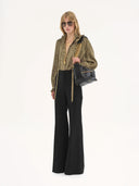 CHLOÉ FLARED TAILORED TROUSER BLACK