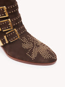 CHLOÉ SUSANNA ANKLE BOOTS CHOCOLATE BROWN