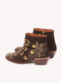 CHLOÉ SUSANNA ANKLE BOOTS CHOCOLATE BROWN