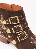 CHLOÉ SUSANNA ANKLE BOOTS CHOCOLATE BROWN