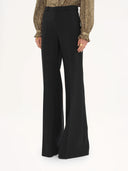 CHLOÉ FLARED TAILORED TROUSER BLACK
