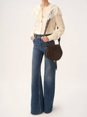 CHLOÉ MEDIUM MARCIE SADDLE BAG KOHL BROWN