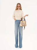 CHLOÉ RAFFIA MARCIE BAG