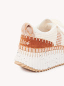 CHLOÉ NAMA SNEAKER NATURAL BROWN