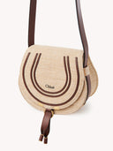 CHLOÉ RAFFIA MARCIE SADDLE BAG