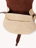 CHLOÉ RAFFIA MARCIE SADDLE BAG