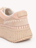 CHLOÉ NAMA SNEAKER POWDER BEIGE
