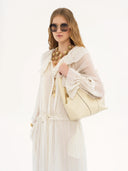 CHLOÉ SPIN TOTE BAG SWEET BEIGE
