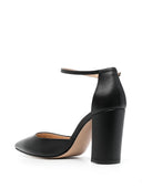 GIANVITO ROSSI PIPER ANKLET PUMP BLACK 8,5CM