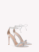 GIANVITO ROSSI MONTECARLO ANKLE STRAP SANDAL SILVER 10,5CM