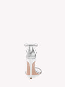 GIANVITO ROSSI MONTECARLO ANKLE STRAP SANDAL SILVER 10,5CM