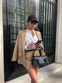 NILI LOTAN DIANE BLAZER CAMEL