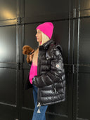 MONCLER DALLES SHORT DOWN JACKET BLACK