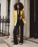 NILI LOTAN ARIELLE WIDE LEG TROUSER BLACK