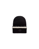 MONCLER BEANIE NERO/IVORY
