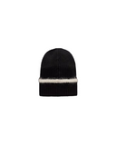 MONCLER BEANIE NERO/IVORY