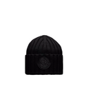 MONCLER WOOL BEANIE BLACK